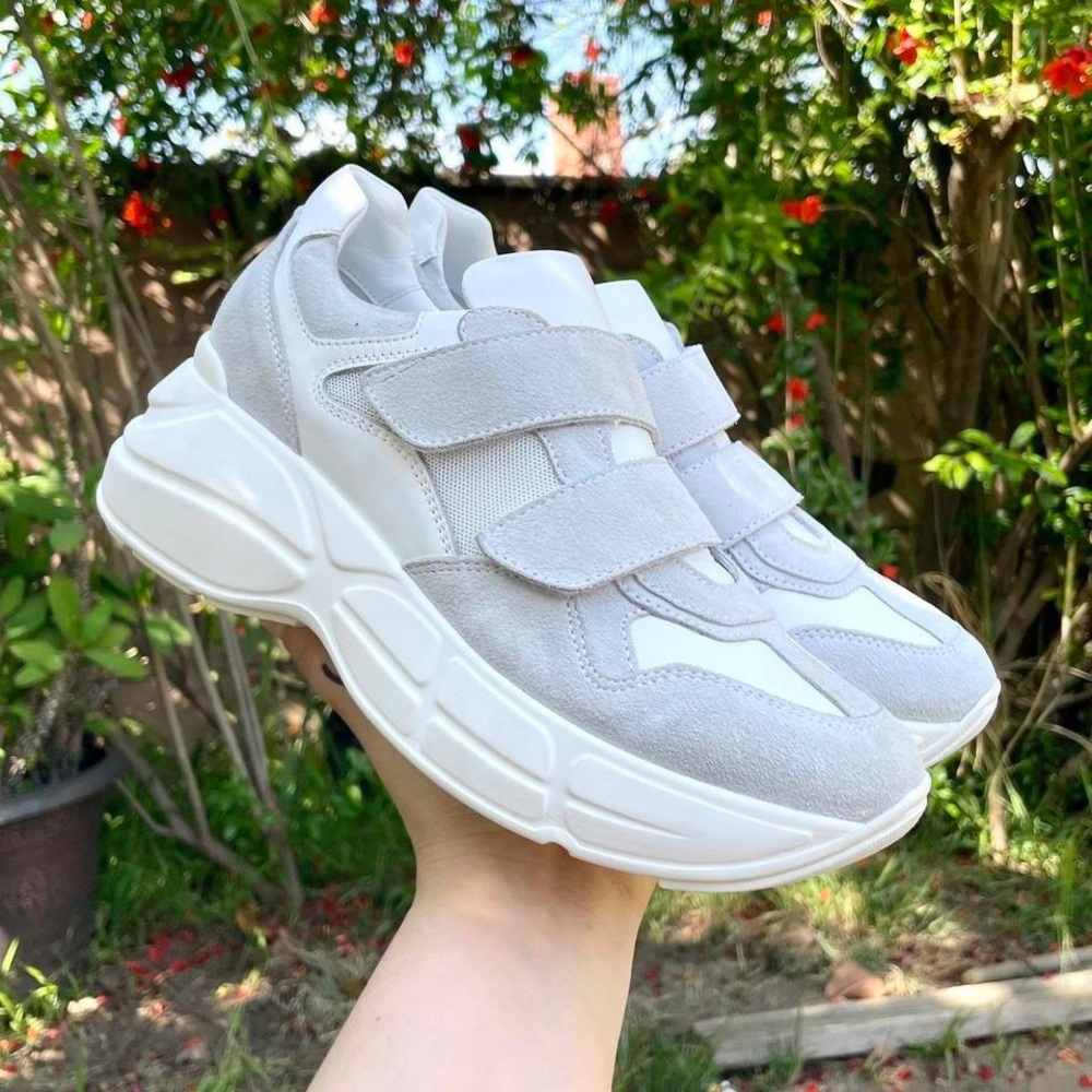 velcro chunky platform steve madden sneakers NWT